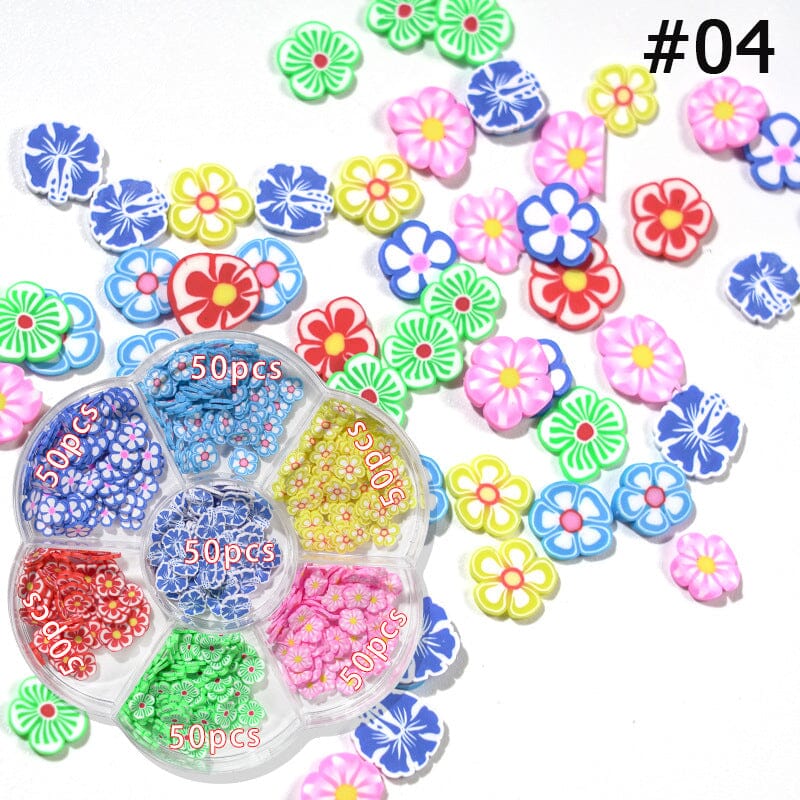 Crystal Cuddly Bear, Flowers and Fruits Nail Wheel - Image 6
