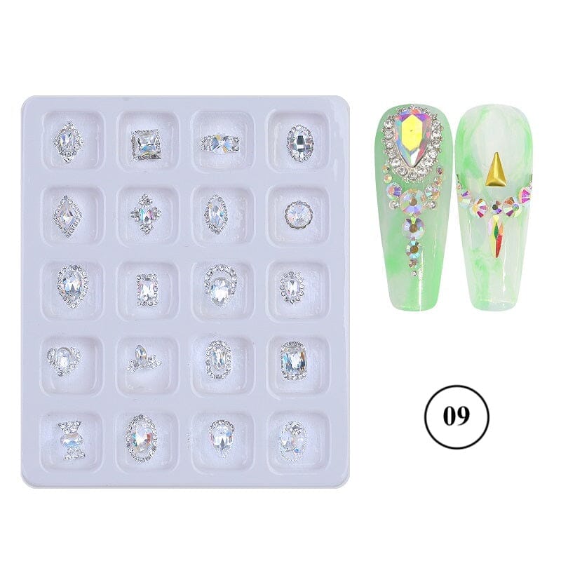 Crystal Jewellery 3D Charm 20pcs - Image 12
