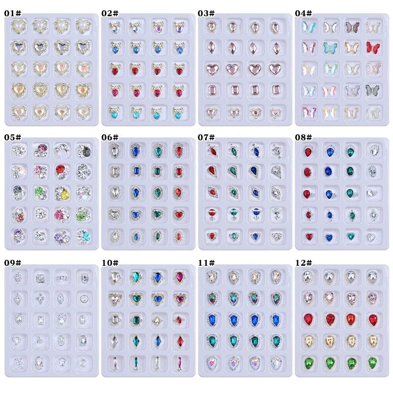 Crystal Jewellery 3D Charm 20pcs - Image 3
