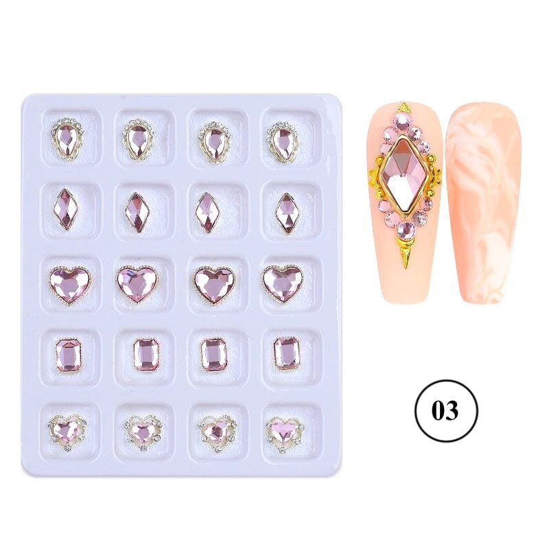 Crystal Jewellery 3D Charm 20pcs - Image 6