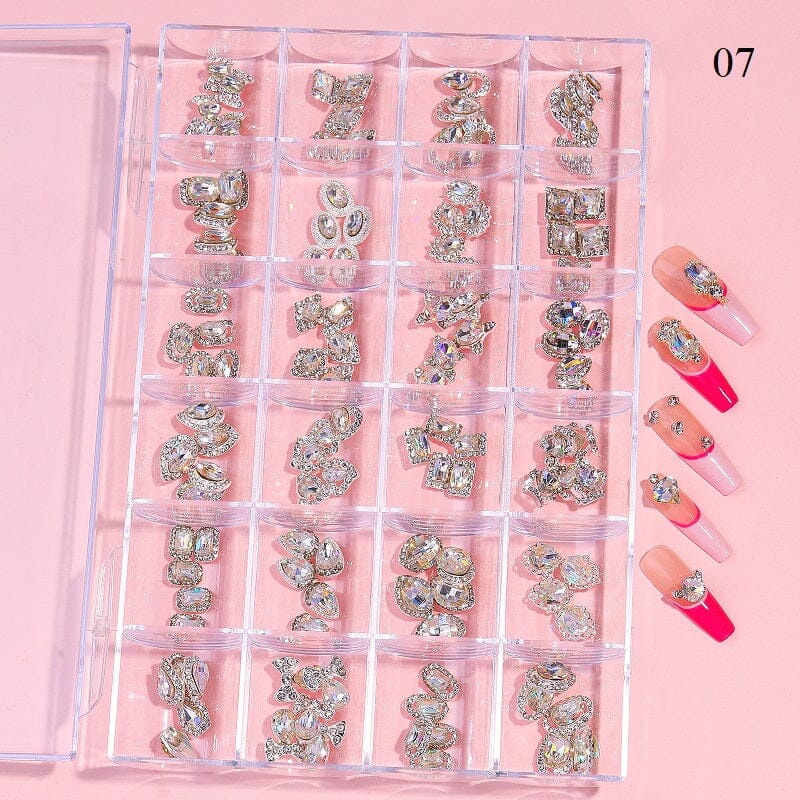 Crystal Jewellery 3D Charm 24 Grid Box - Image 11