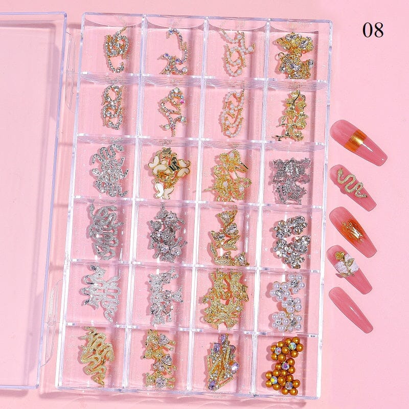 Crystal Jewellery 3D Charm 24 Grid Box - Image 12