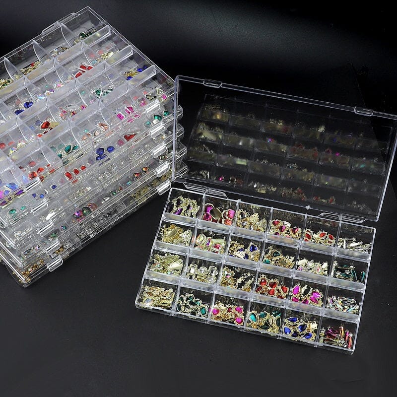 Crystal Jewellery 3D Charm 24 Grid Box - Image 3