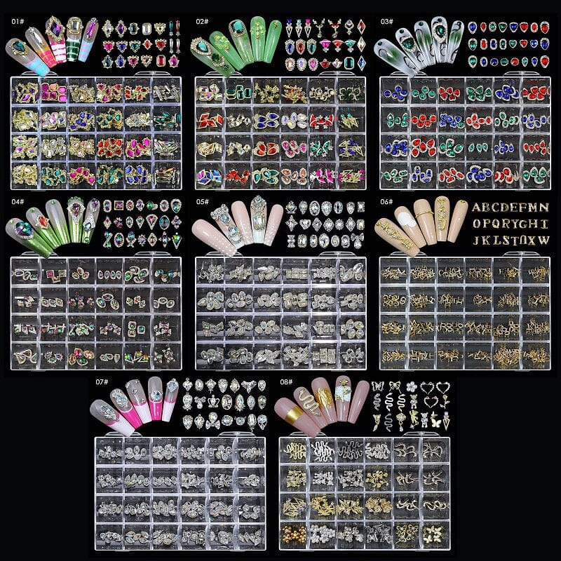 Crystal Jewellery 3D Charm 24 Grid Box - Image 4