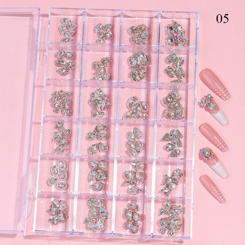 Crystal Jewellery 3D Charm 24 Grid Box - Image 9