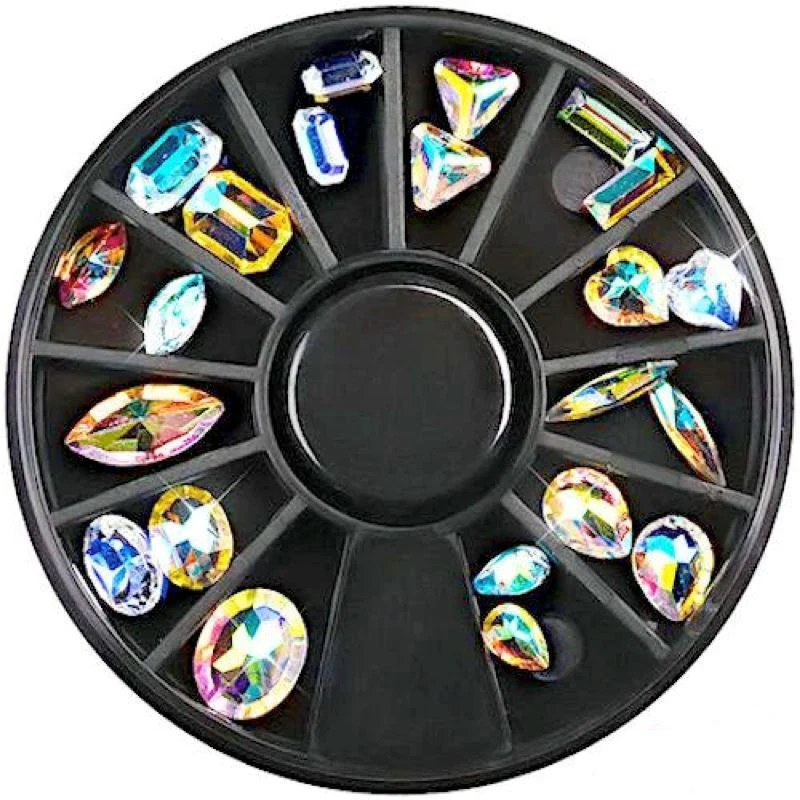 Crystal Rhinestones Nail Art Wheel - Image 2