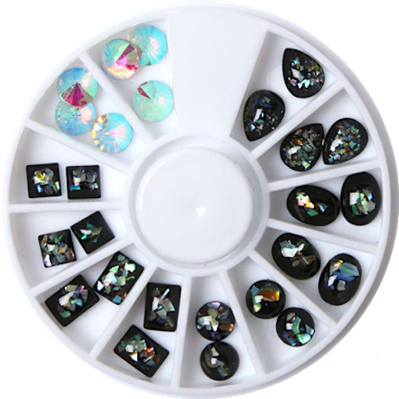Crystal Rhinestones Nail Art Wheel - Image 3