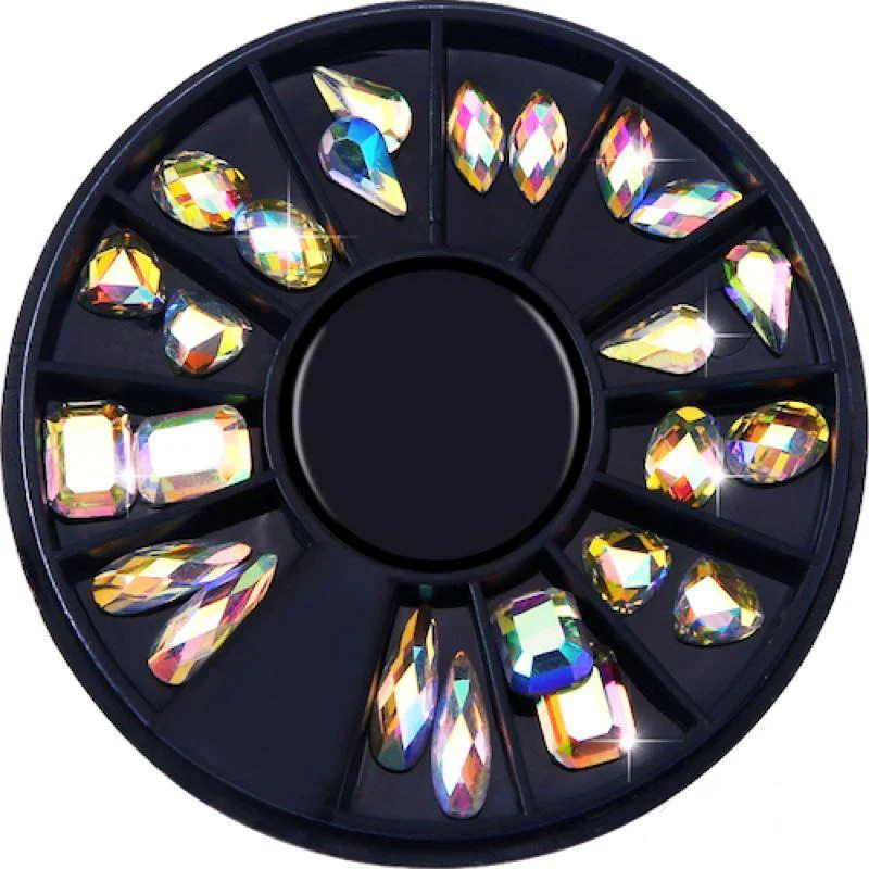 Crystal Rhinestones Nail Art Wheel - Image 36