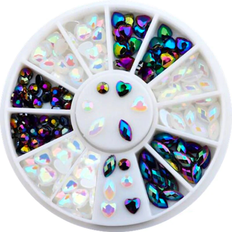 Crystal Rhinestones Nail Art Wheel - Image 38