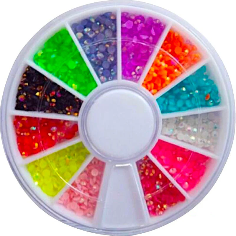 Crystal Rhinestones Nail Art Wheel - Image 39