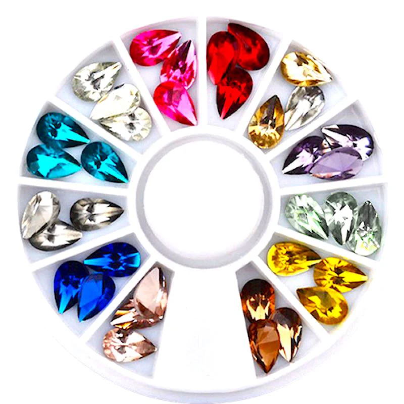 Crystal Rhinestones Nail Art Wheel - Image 41