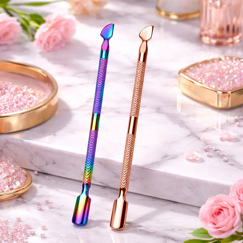 Cuticle Pusher Scraper - Curved and Sharp - Image 2