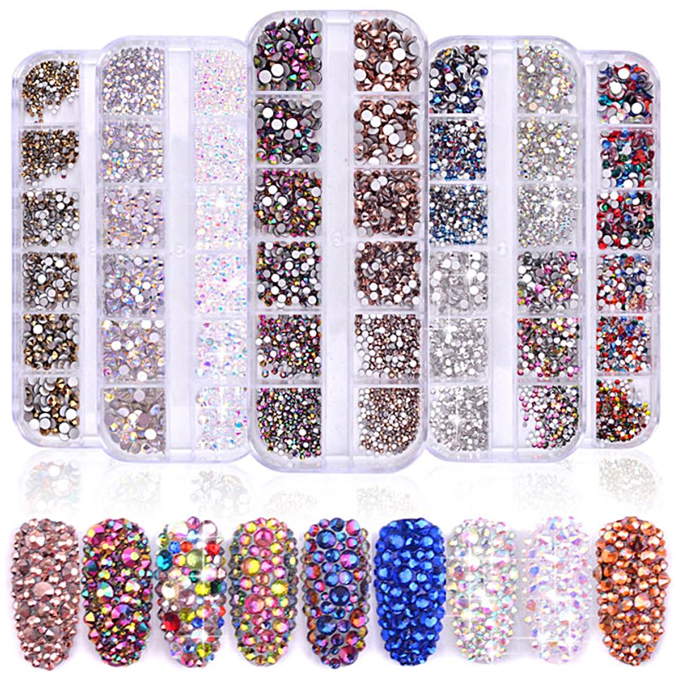Decoration 3D Nail Art Rhinestones Tray - Image 2