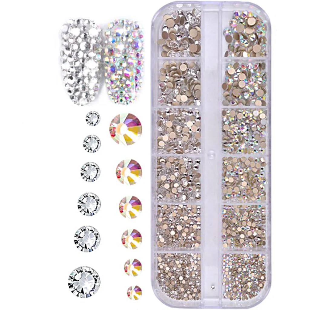 Decoration 3D Nail Art Rhinestones Tray - Image 3