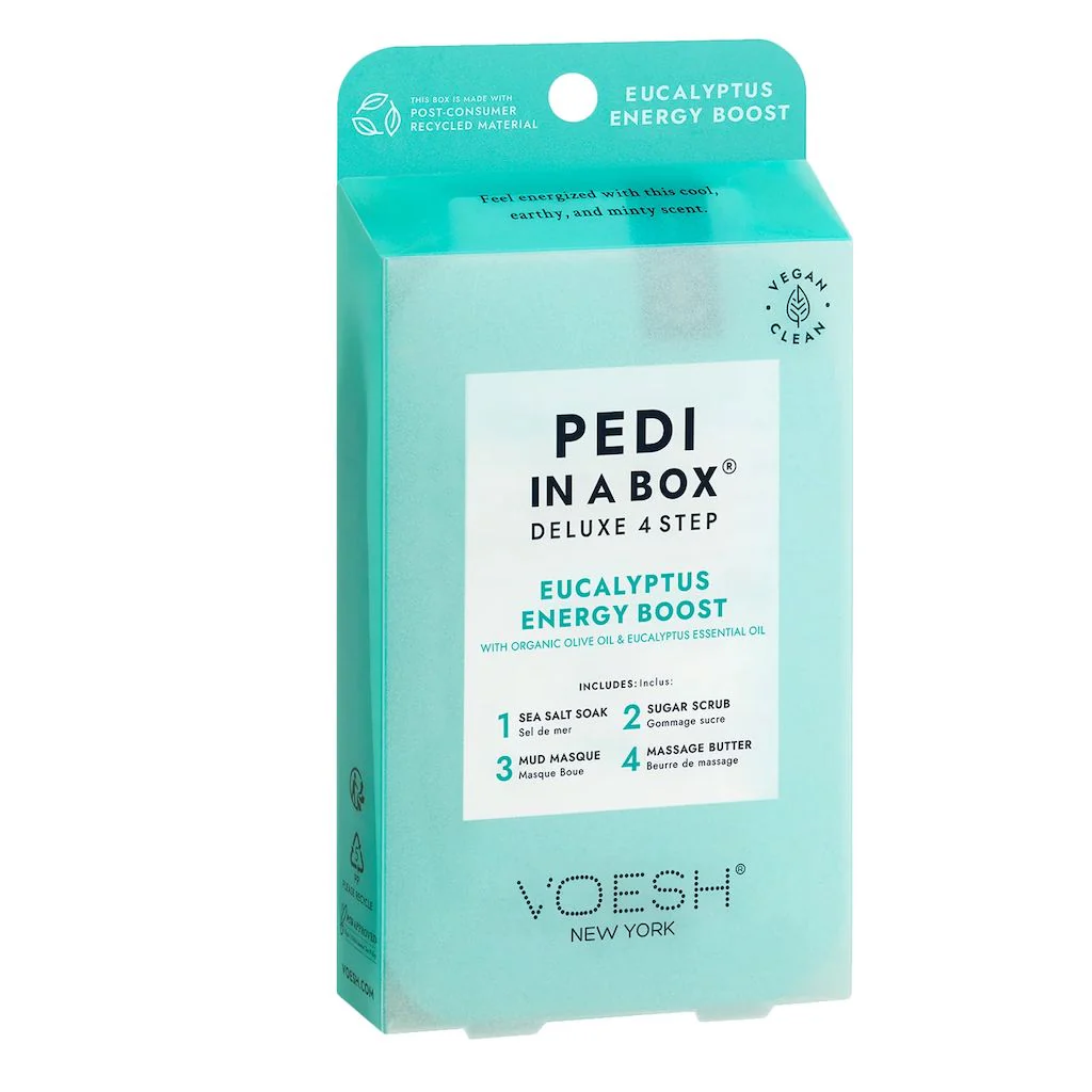 Deluxe 4 Step Pedi-in-a-Box Eucalyptus Energy Boost - Voesh