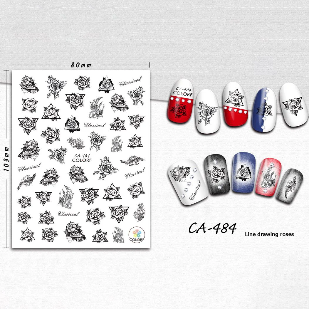 DESIGNER Nail Art Stickers - Image 5