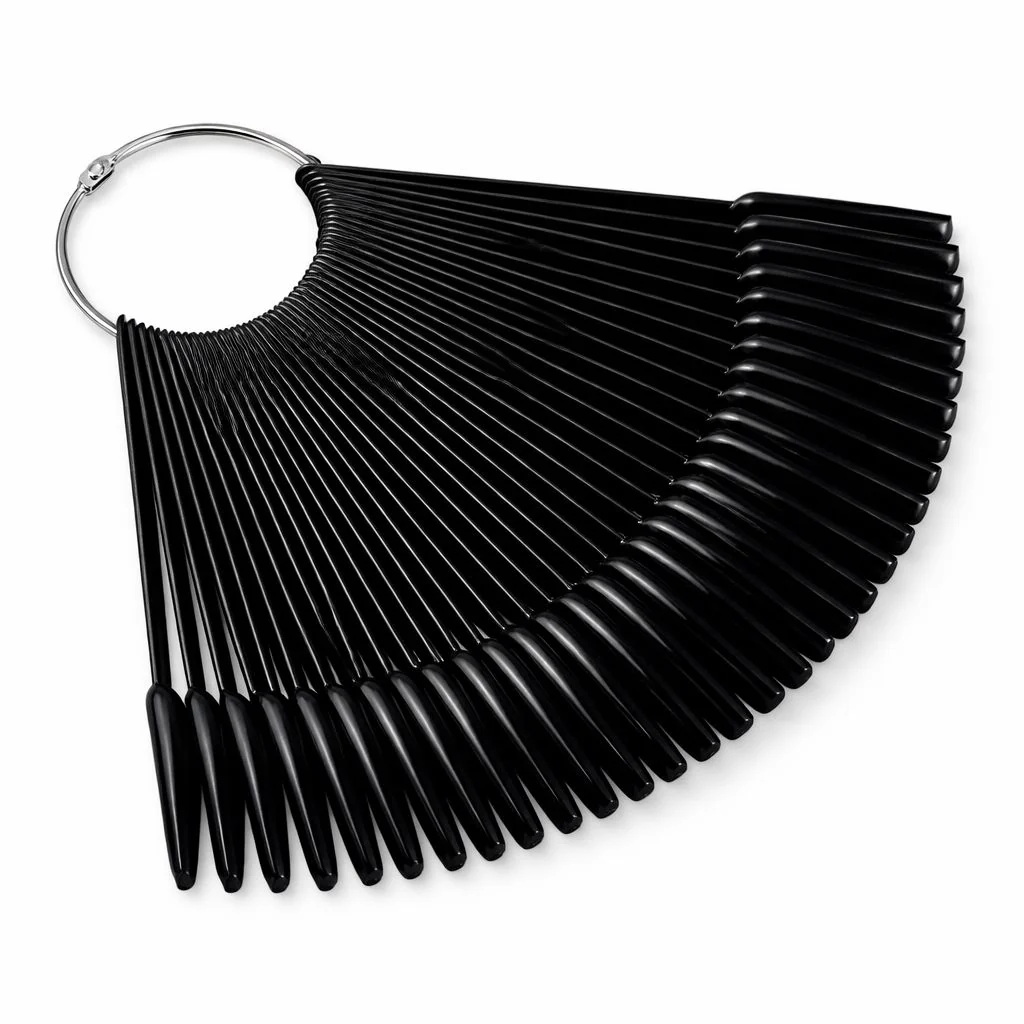 Display Key Ring - Coffin Tips 50ct Black