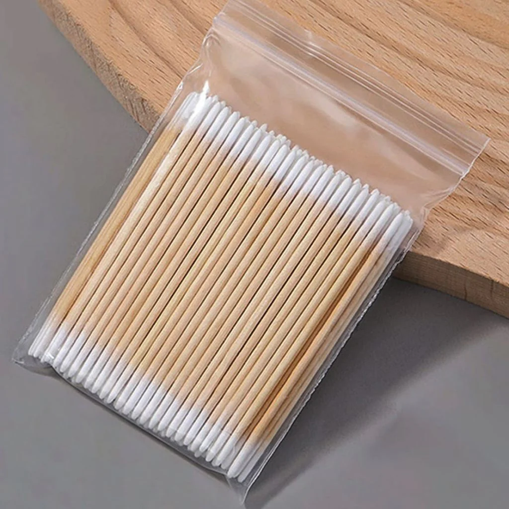 Disposable Cotton Swabs 100pcs Bag - Image 3
