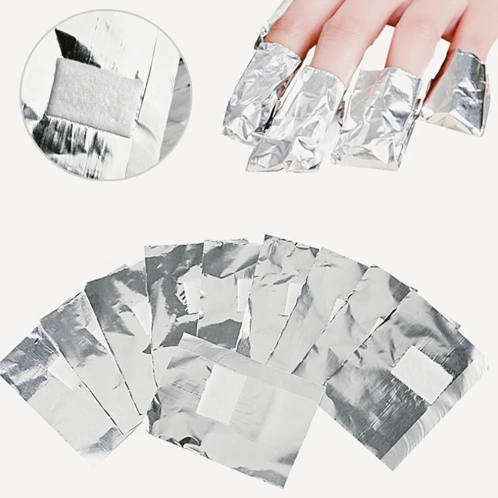 Disposable Nail Removal Pack - 50xFoil, File & Buffer - Image 2