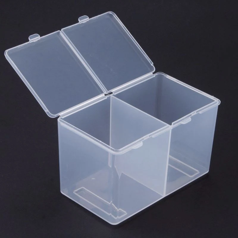 Nail Wipes Holder Box Double Compartment