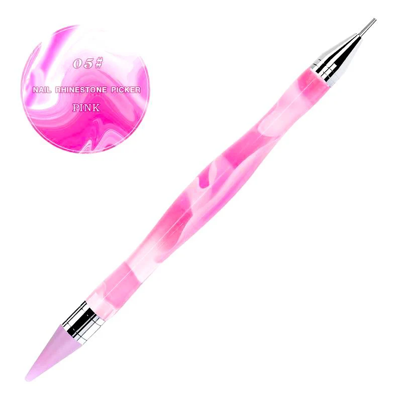 Double Head Rhinestone Picker with Line Strip Handle - Image 2