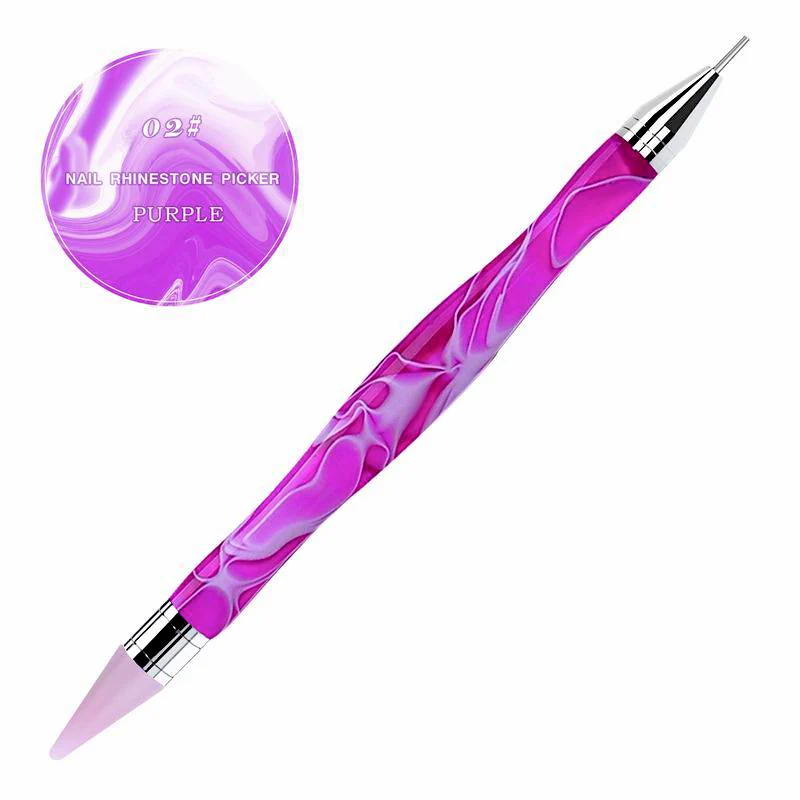 Double Head Rhinestone Picker with Line Strip Handle - Image 3