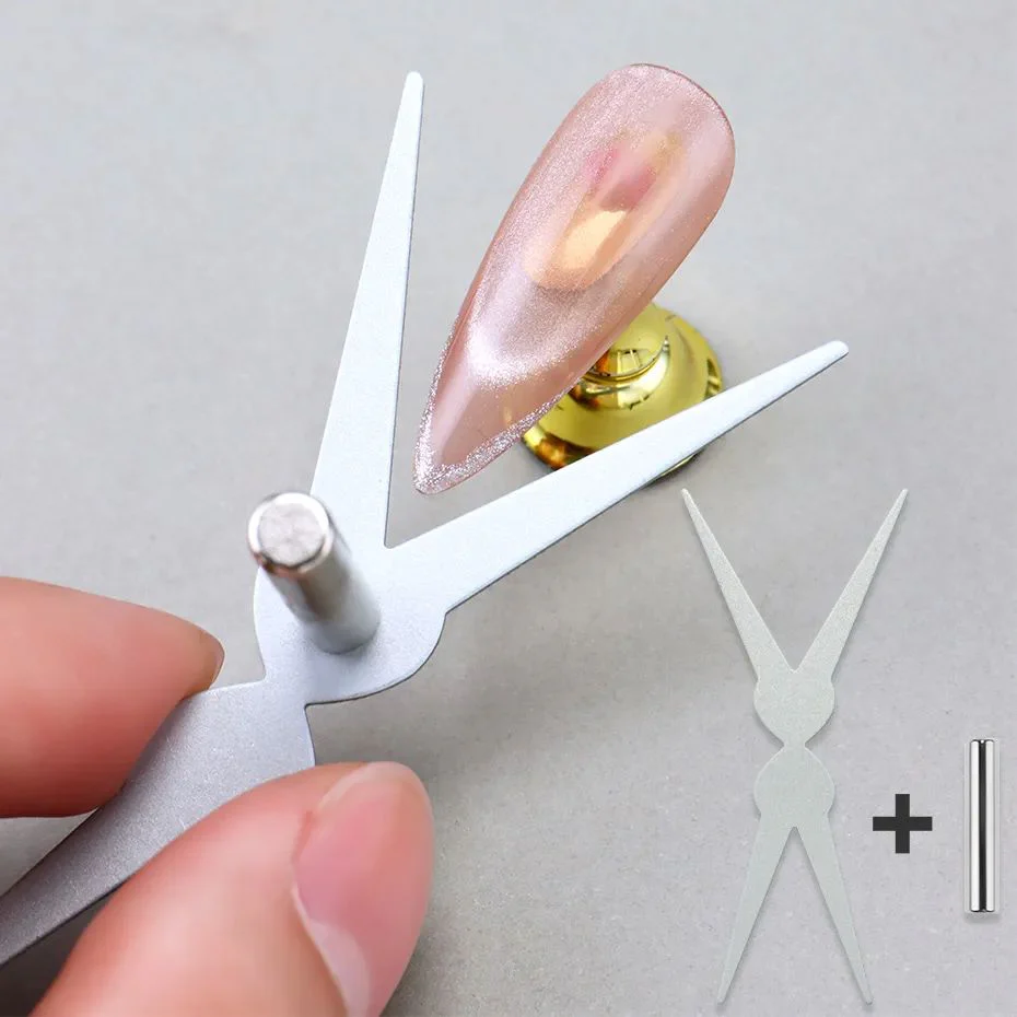 Double Headed Scissor-shaped Cat Eye Magnet Tool Set - Image 3