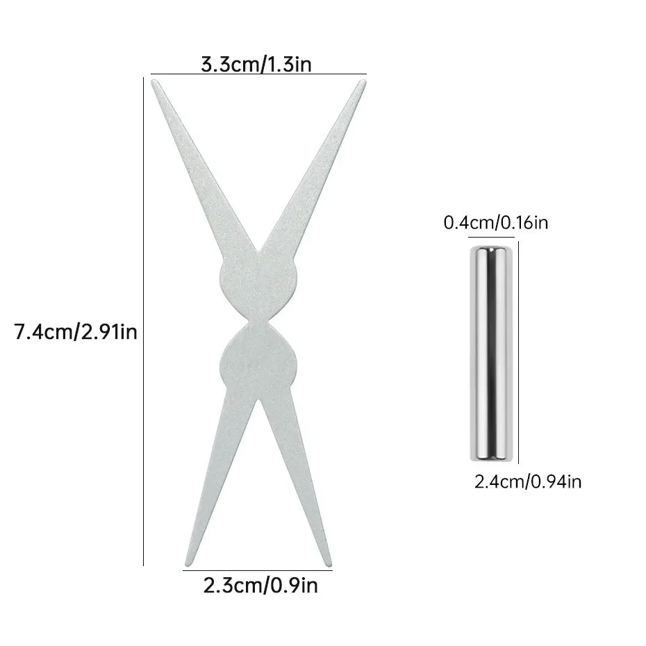 Double Headed Scissor-shaped Cat Eye Magnet Tool Set - Image 5