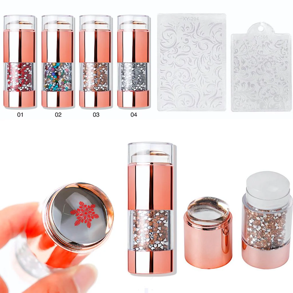 Double Silicone Stamper & Scraper - Image 2
