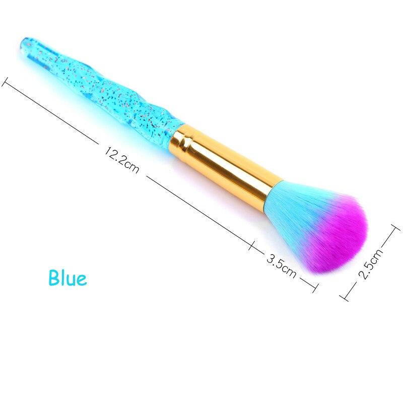 Dusting Brush Soft Hair Coloured Fancy Handle - Image 3