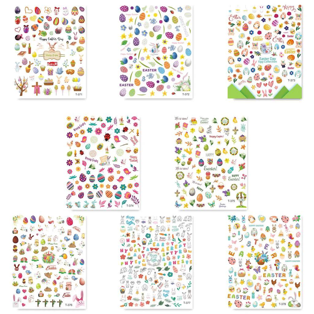 Easter Nail Art Sticker - Image 4