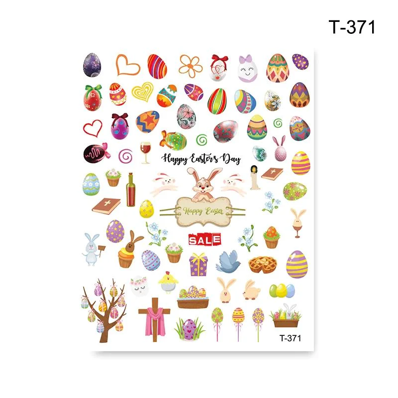 Easter Nail Art Sticker - Image 5