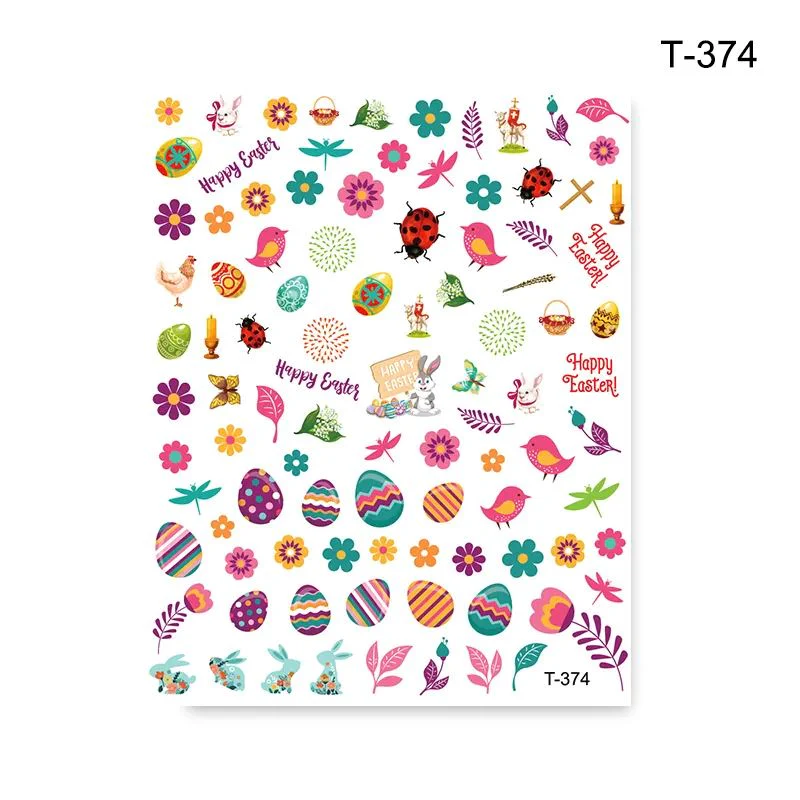 Easter Nail Art Sticker - Image 8