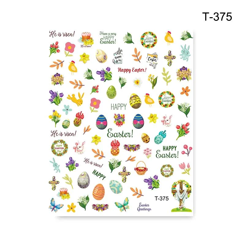Easter Nail Art Sticker - Image 9