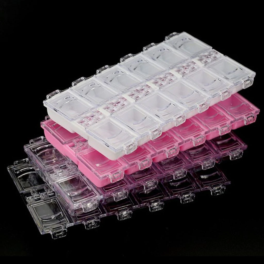 Empty Nail Art Storage Tray 12 Grids