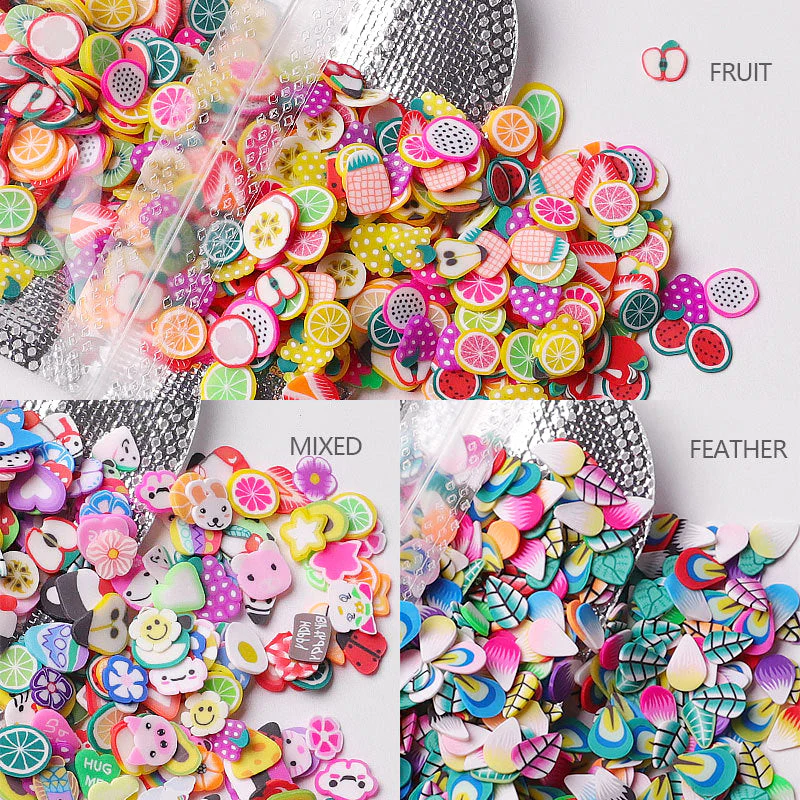 Fimo Slices 3D Nail Art Decoration Mix - Image 10