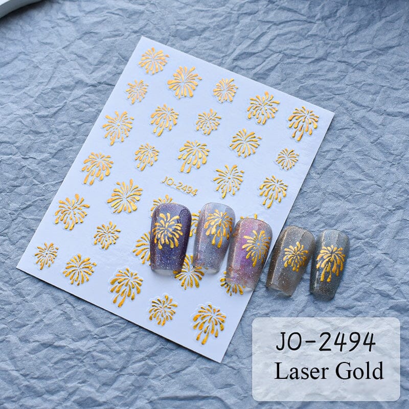 Fireworks Nail Art Stickers - Image 2