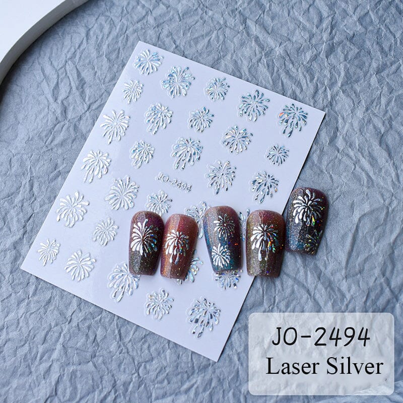 Fireworks Nail Art Stickers - Image 4