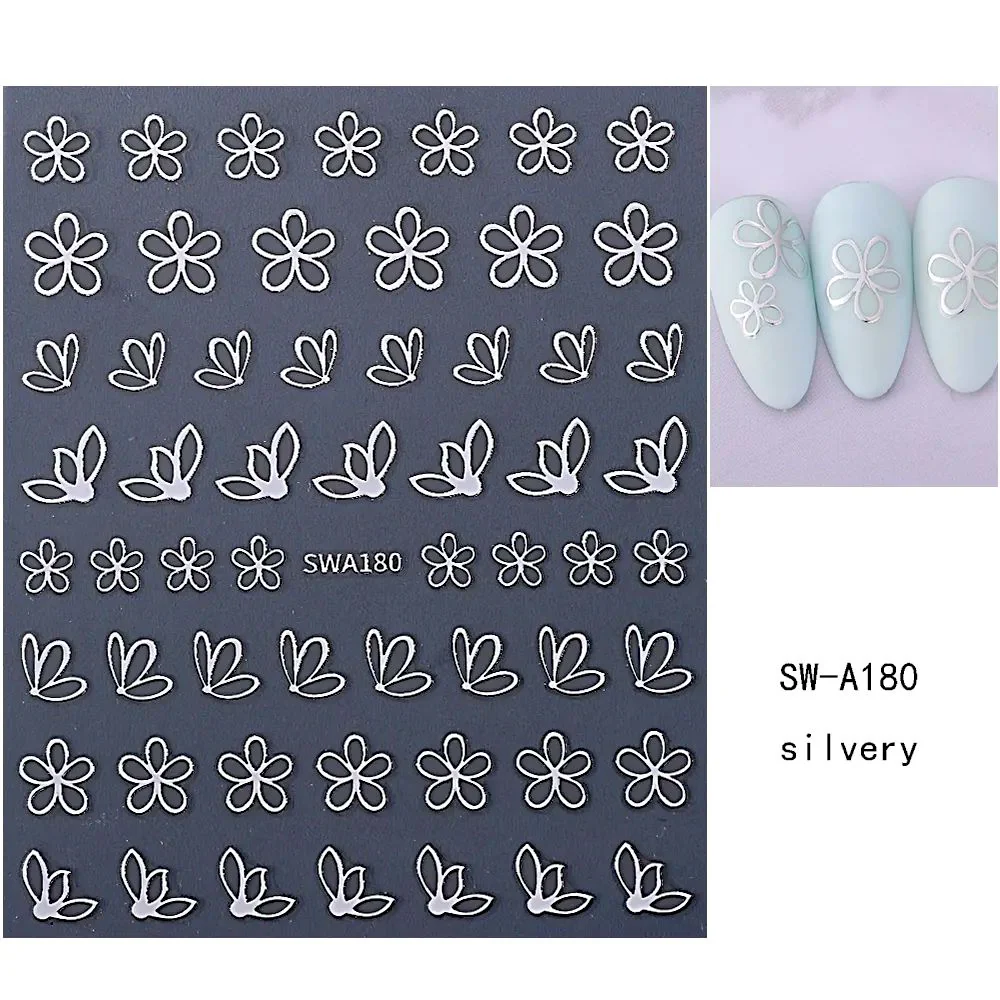 Flower Petals Nail Art Stickers - Image 4
