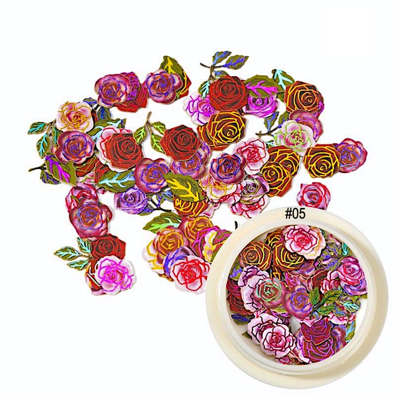 Flowers And Butterfly Ultra-Thin Nail Art - Image 7