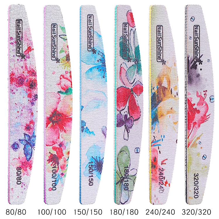 Flowers Nail Files Set 6pcs - Image 2