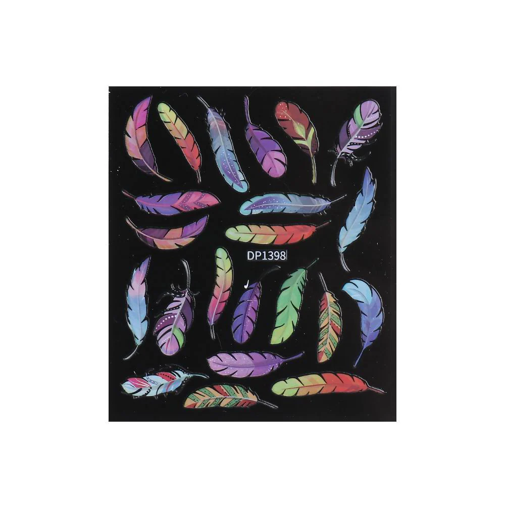 Multicolour Nail Art Stickers - Image 14