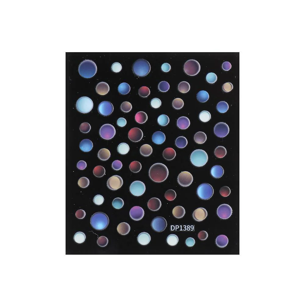 Multicolour Nail Art Stickers - Image 5