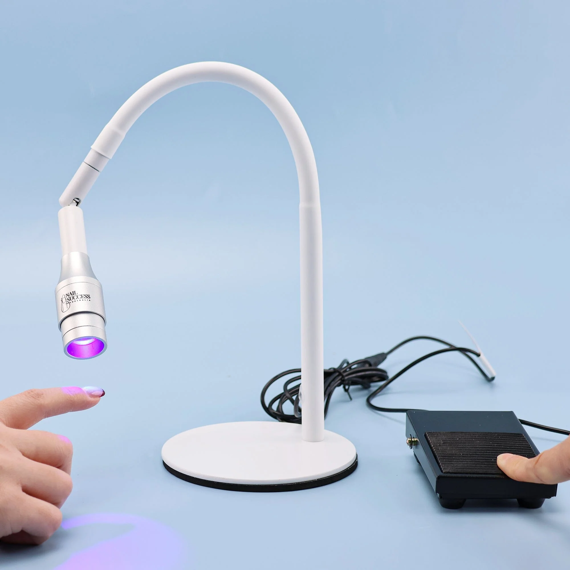 Foot Pedal Gel X LED Flash Cure Nail Lamp