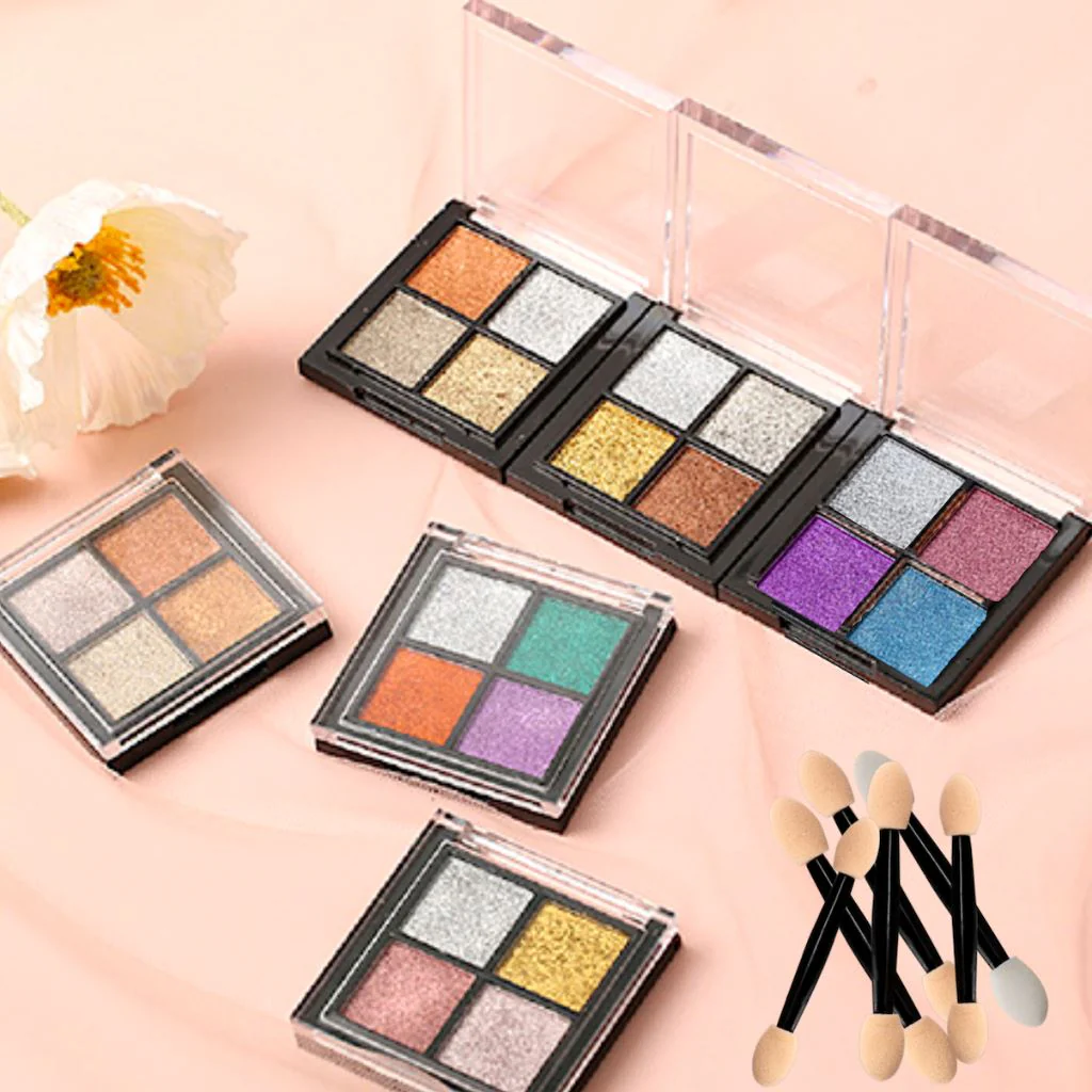 Solid Mirror Chrome Pigments - Four Colours Palette - Image 2