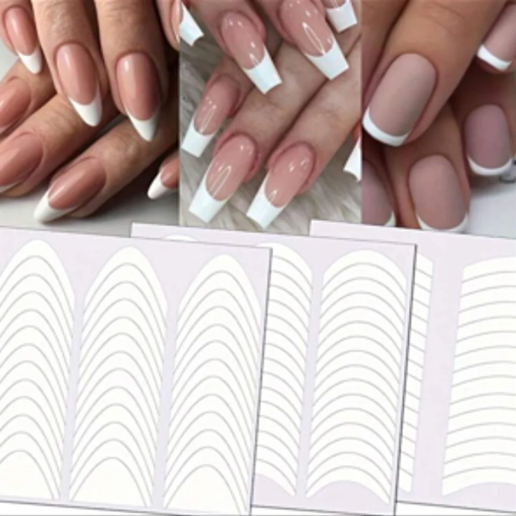 French Smile Line Guide Stickers