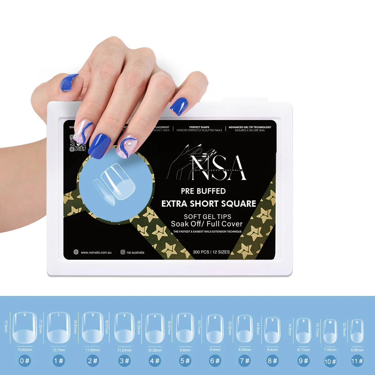 Gel Nail Extensions - Pre Buffed Tips - Image 12