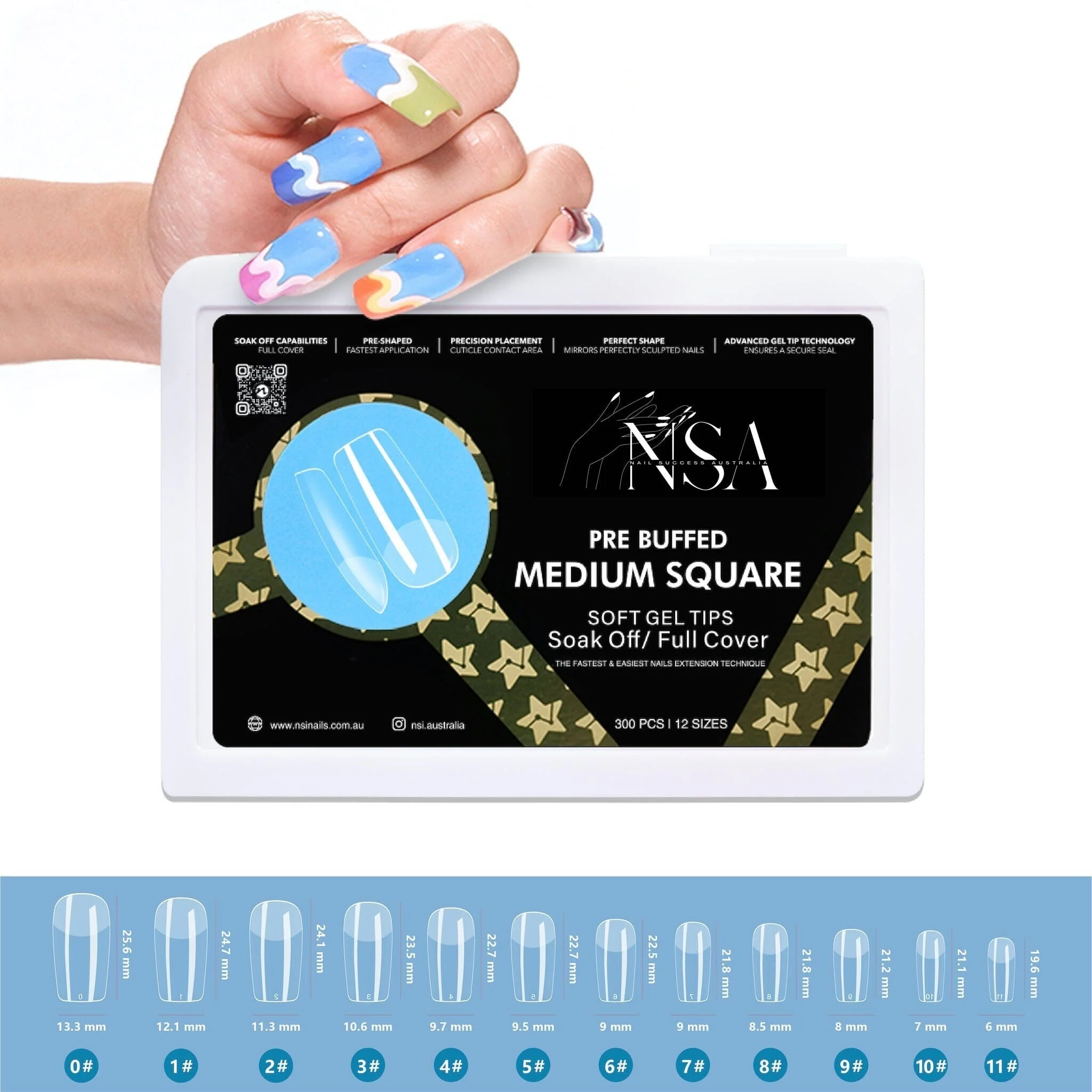 Gel Nail Extensions - Pre Buffed Tips - Image 14