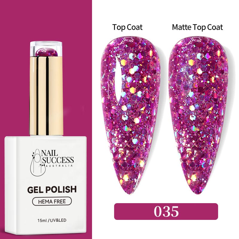 HEMA Free Gel Polish Colours 1–100 | Nail Success 15ml - Image 38