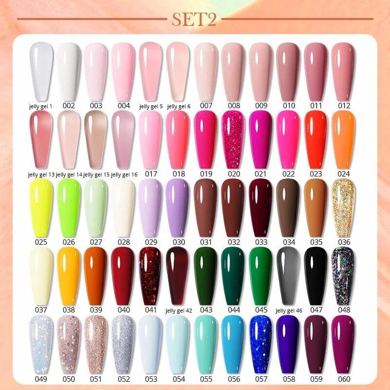 Gel Polish Kit 60 Colours Born Pretty - All Shine On Me - Kit2 - Image 3